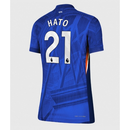 Billige Fotballdrakt Chelsea Jorrel Hato #21 Replika Hjemmedrakt Dame 2025-26 Kortermet Billige Fotballdrakt Chelsea Jorrel Hato #21 Replika Hjemmedrakt Dame 2025-26 Kortermet